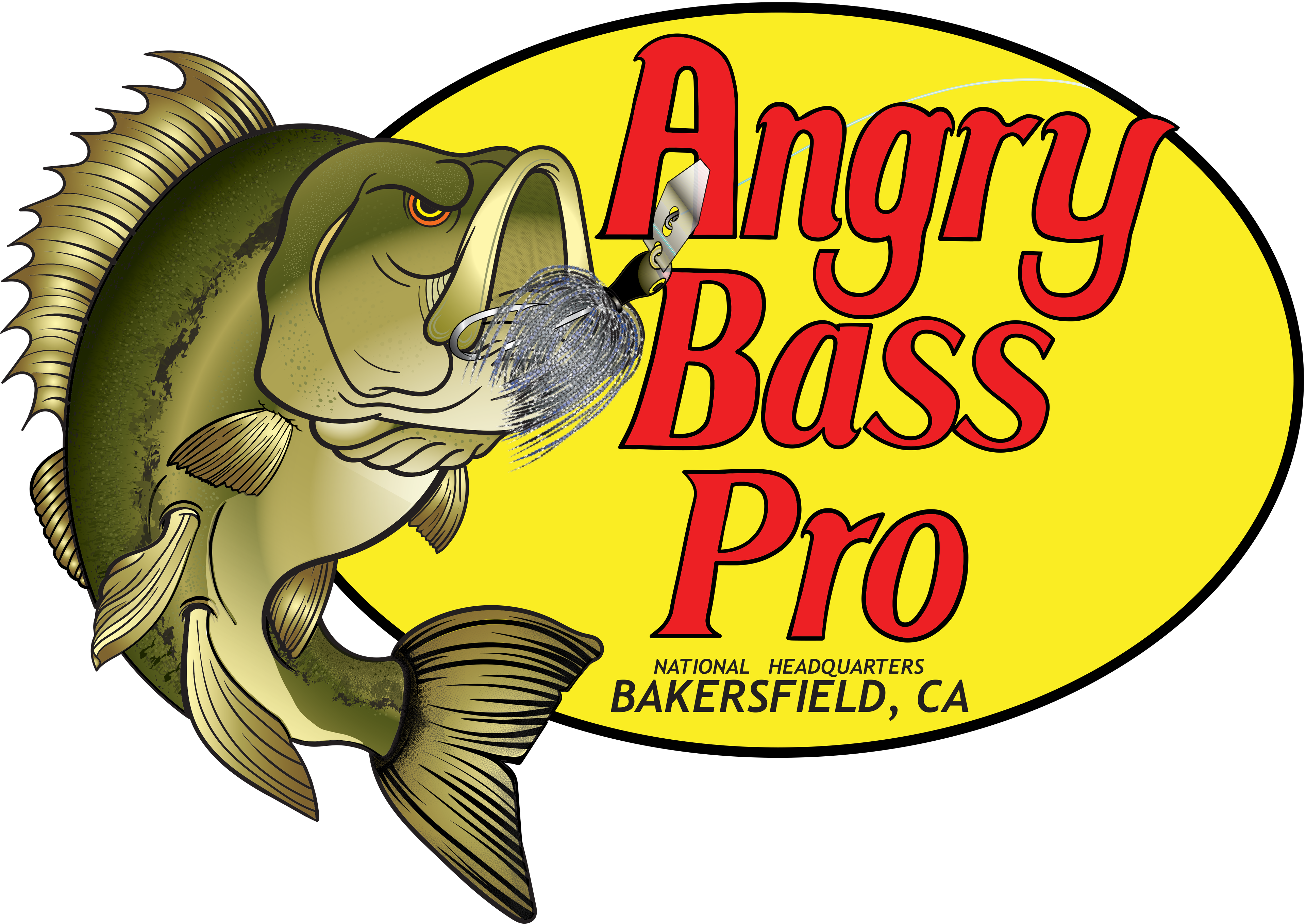 Angry Basstard .co Die-Cut Sticker